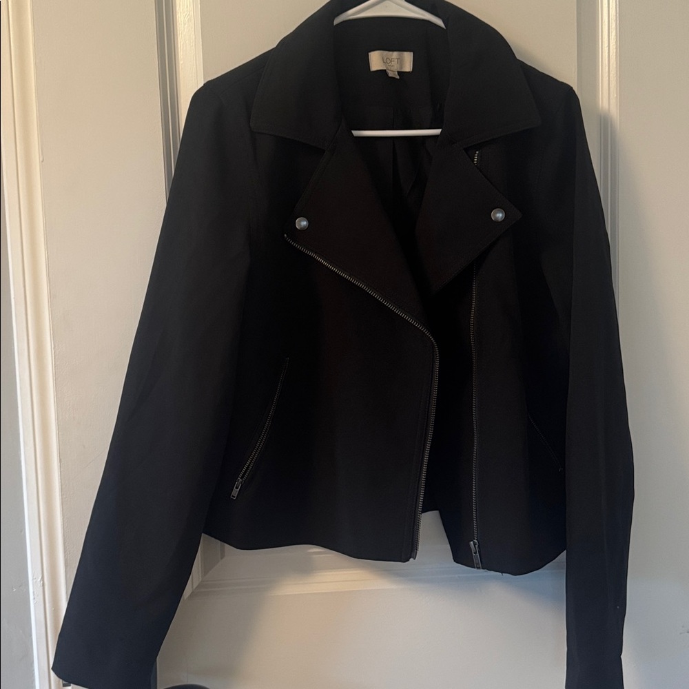 LOFT Black Moto Jacket